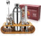 Cocktail Shaker Set,750 ML Stainless Steel Cocktail Mixing Set with Stand,Bartending Kit for Home,Bar,12 Pieces Bar Tool Kit for Christmas,Birthday,Anniversary,Weeding