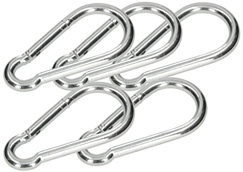 KOTARBAU® 5er Set Feuerwehr Karabinerhaken für Seile 160x13mm Feuerwehrkarabiner Robust für Ketten