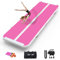 AKSPORT Air Matte Track Tumbling Matte,3/4/5/6m Aufblasbar Gymnastikmatte Turnmatte Tumbling Matten 10/20cm hoch mit Luftpumpe für Zuhause/Taumel/Turnhalle/Ausbildung/Cheerleading doppelt rosa