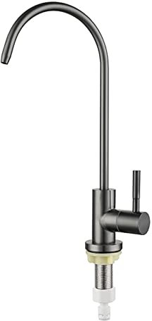 Osmoseanlage Trinkwasser Wasserhahn Edelstahl Küchenarmatur-Grau