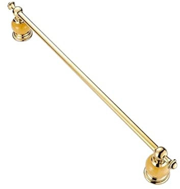 Handtuchhalter Wand Handtuchständer Bad Handtuchhalter Einpoliger Edelstahl-Handtuchhalter Lange Handtuchstange Für Badezimmer Küche Büro Handtuchstange Badetuchhalter ( Blue : Gold , Size : 46cm )