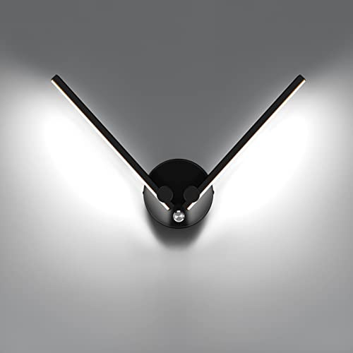 KAWELL 10W Moderne LED Wandleuchte mit Schalter Innen LED Wandlampe | mit 300° Drehbaren Lampenarmen, für Schlafzimmer Wohnzimmer Hintergrund Wand Flur Treppengang