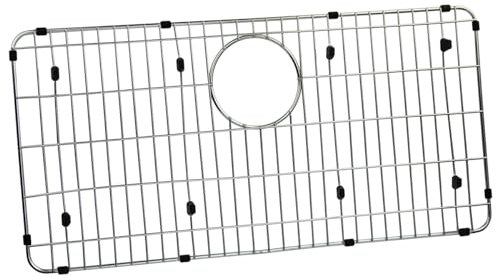 LKOBG2915SS Kitchen Sink Grate 27.5 x 13.5 x 1.25 Stainless Steel Sink Protector with Supersoft Silicone Feet