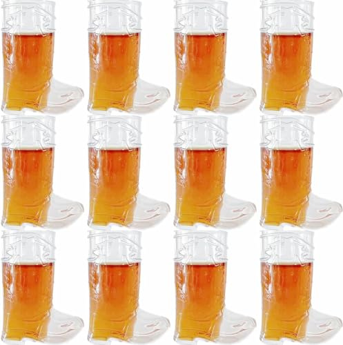 20 pcs Plastic Mini Cowboy Hat & Mini Plastic Boot Cups