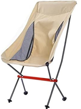 YIHANSS Tragbarer Outdoor-Klappstuhl mit Rückenlehne, Faltbarer Angelpicknickhocker, zusammenklappbarer Campingstuhl