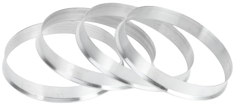 INFINAUTO Bagues De Centrage De Moyeu, Alliage D'Aluminium, 66,6 Mm De Diamètre Intérieur À 67,1 Mm De Diamètre Extérieur, 4 Pièces
