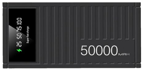50000 mAh Power Bank, 66 W Fast Charger, Portable Phone Charger, LED Display Charger, Outdoor Charging Bank, Hiking Power Bank, Camping Energy Bank, Multifunctional Charger Bank for Charging