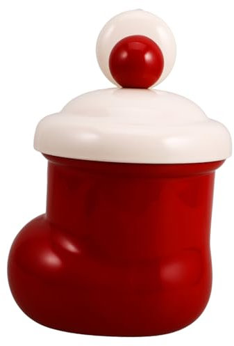 MAGICLULU Mini Poubelle De Bureau Avec Couvercle Père Noël Corbeille À Papier De Bureau Petite Poubelle Pour Décoration De