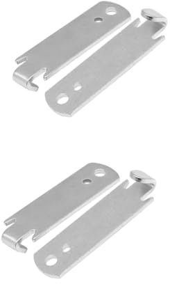 BESPORTBLE 2 Set in Filo D'acciaio Strumento Di Tensionamento Per Cavo Fili Filo Dell'immagine Filo E Kit Per Trapano Cavo D'acciaio Connettori Cerniere Traliccio Silver 2 Pezzi * 2