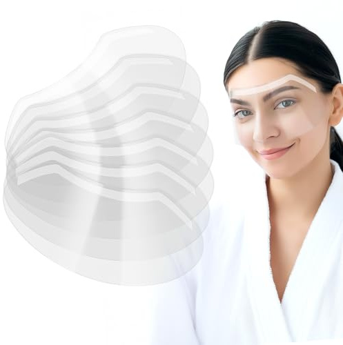 simarro 100 Stück Einweg Dusche Gesicht Augenschutz, Kunststoff Transparent Gesichtsschutz Weich Visier DuschvisierGesichtsschutz für Haar Färbung Augenschutz Mikroblading Makeup Wimpernverlängerung
