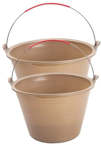 ETHZZLE 2 Secchi Per Cemento in Plastica Secchi Per Miscelare Cemento E Gesso Per Giardinaggio E Lavori Di Costruzione