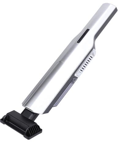 Riuulity Aspirateur à Main sans Fil, Moteur sans Balais à Haute Puissance D'aspiration pour Usage Domestique et Automobile, Mini Aspirateur (Ti Argent)