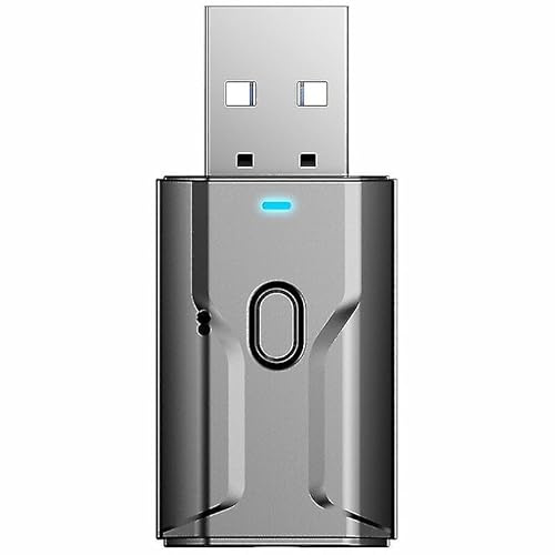 compatible 5 0 USB 3 5mm Trasmettitore Ricevitore Audio Wireless Adattatore 2-in-1 Suono con Riduzione del Rumore 15m Modalità di Scambio Facile Ampla Compatibilità per TV Autoradio Cuffie Altoparlan