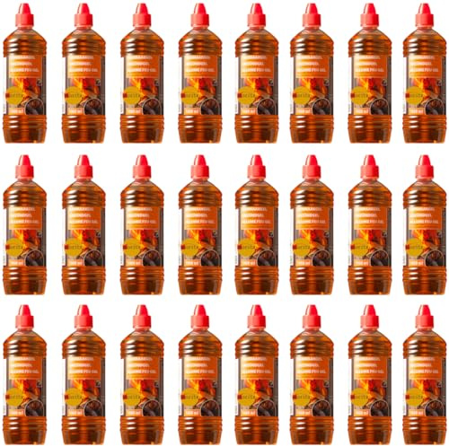 Moritz 24 x 1000 ml Grill Anzünder Gel für alle Arten von Kohle - Kamine - Brennpaste in 1Liter Flasche Tischgrill flüssiges Anzündgel Feuergel für Grill und Kamin geruchlose Brennpaste