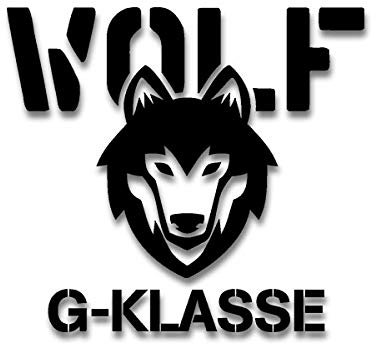 G-Klasse Wolf Bundeswehr Sticker Auto Aufkleber BW Oldtimer 15x14cm #A4485