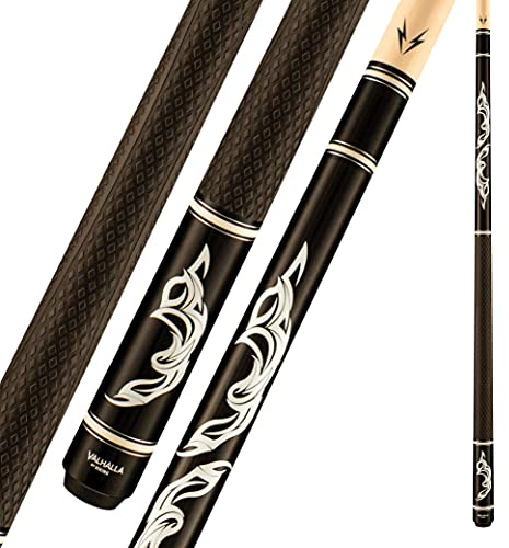 Viking Valhalla Billardqueue 147,8 cm Billardstock Pick Your Design 300 und 400 Serie, VA485, 19oz