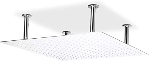 XXL Steinkirch Premium Regenduschkopf 500x500mm Edelstahl inkl. Deckenhalterung