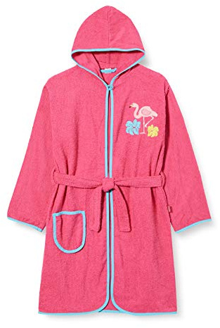 Playshoes Unisex barn frottébadrock morgonrock, flamingo, 146-152