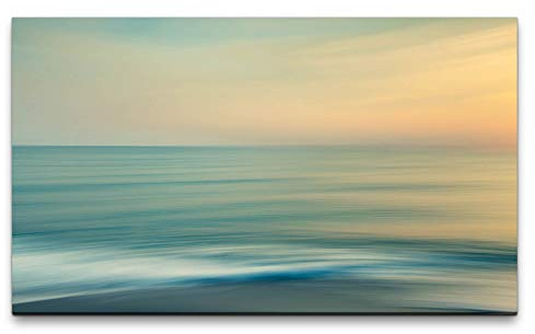 Paul Sinus Art Bilder XXL Meer und Himmel 120x70cm Wandbild auf Leinwand