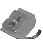 20 x Nutenstein mit Feder, Nut 6 (6 mm Nut), m5 Innengewinde, aus legiertem Stahl, verzinkt, 1,38x0,81x0,4 Zentimeter (20, m5)