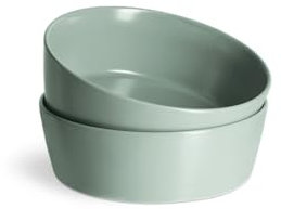 SPRINGLANE Sweet Scandi - Juego de 2 platos de sopa (cerámica), diseño escandinavo mate