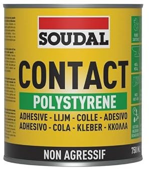 45A - Colle de contact polystyrène - Soudal - 0,75 L