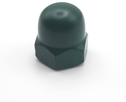 Dadi ciechi M10 Inox A2 RAL 6005 verde schiuma DIN 1587 per 25