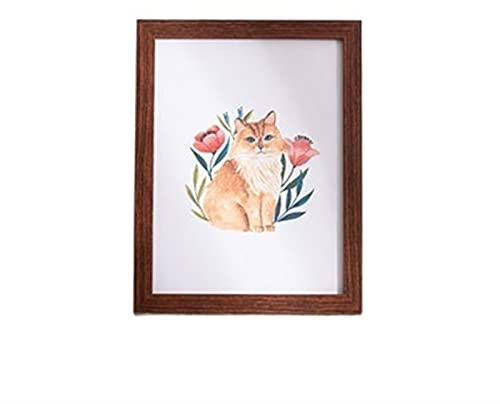 luckxuan Fotorahmen/Bilderrahmen Holzrahmen Schwarz weiße Farbfoto Frames Wandkunst Bilderrahmen Fotorahmen Leerrahmen (Color : B, Size : Photo 21 X 29.7)