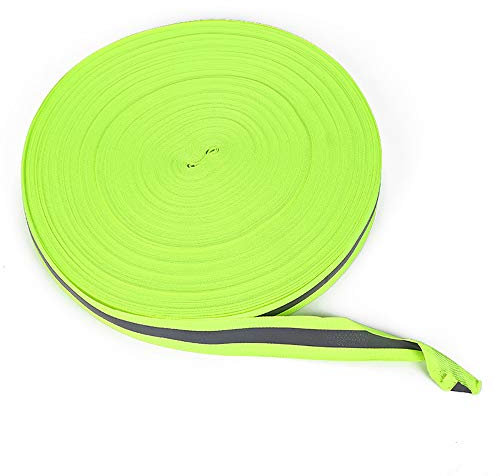 Barriera Della Cintura, 50 Metri Cintura da Cucire in Tessuto Riflettente con Strisce Riflettente, 5,5 Cm/50 Yard Materiale Di Avvertimento Riflettente Materiale Fluorescente Cinghia Di Polizia a Fasc
