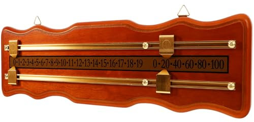 HANABASS 1satz Portable Snooker Scoreboard Kompaktes Spur Design Mit Metallführung Für Billiardturniere Und Freizeitspiele Praktischer Punkteanzeiger Für Snooker-Fans