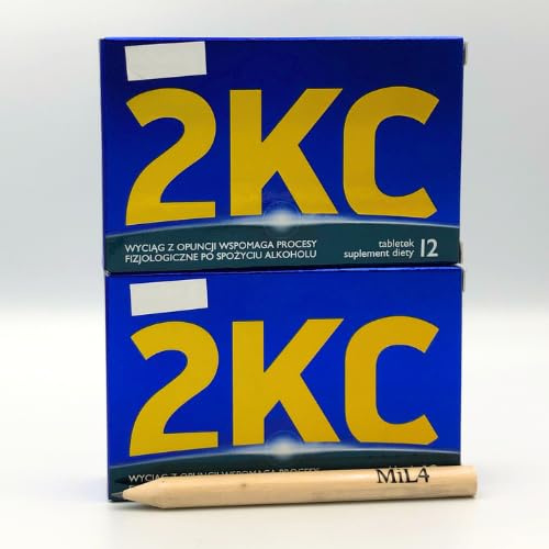 Pencil MiL4 und 2KC x 2 kunst- Anti-Kater Nach Alkoholkonsum Elektrolyt Hangover. Wenn du dich nach der Party schlecht fühlst. Katerfrei, Party ohne Kater. Ersatzprodukt für Katerfly.