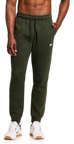 Reebok Vital Fleece-Jogginghose für Herren aus Baumwolle, Seesack, Groß