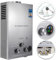 8L Calentador de Agua a Gas LPG Calentador de Agua a Gas Butano 16KW Calentador de Agua de Gas Licuado de Petróleo sin Tanque,para Baño/Cocina/Autocaravana/Camping/Al Aire Libre etc. (8L)