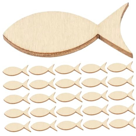 Fisch Holzrohlinge zum Bemalen für Bastelprojekte und Deko