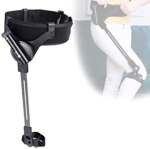 Supporto per camminare a passo veloce, supporto ergonomico per camminare a passo veloce, riduzione dello sforzo del 50%, nessuna ricarica necessaria, supporto per la mobilità,Left Leg-L