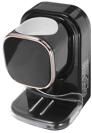 Automatischer Zahnpastaspender USB Kabel, Wandmontage, mit Sensor | Kunststoff, Schwarz, für Zahnpastatuben und Gesichtsreiniger, Tägliche Nutzung, Einfache Handhabung