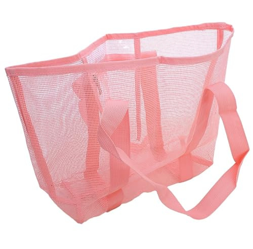 Générique Sac À Dos Maille For Femmes, Trousse Maquillage Cosmétique Serviette Bain, Grands Sacs Plage,sacs Rangement Portables D'extérieur Imperméables