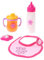 Johntoy Baby Rose Essenszeit Puppe Spielset, 4 stück