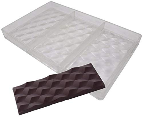 3D-Würfel aus Polycarbonat, Schokoladenriegel, Schokoladenform, DIY Backen, Gebäck Werkzeuge, klare harte Schokolade, Süßigkeitentablett,