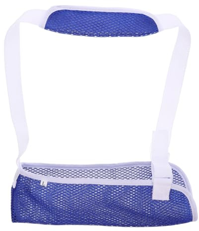 Kids Arm Sling for Toddler and Child – Adjustable, Reversible Shoulder Immobilizer Brace with Padded Support for Broken Wrist, Fractured Arm, Sprains, or Elbow Injury (Left/Right, Blue,Size L)