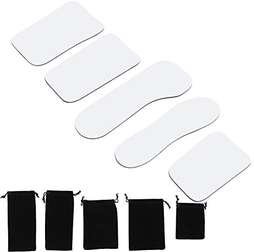 Wincal Espejo Dental - 5 Piezas EspéCulo De Cavidad Oral De Ortodoncia Dental, Espejos De Dental Sin Niebla con Reflector De 2 Lados, Espejo De InspeccióN De EspéCulo Bucal, Removedor De Placa