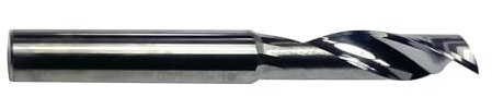 CNC QUALITÄT VHM- Schaftfräser Ø 2 mm - einschneidiger Hartmetall Fräser - für die Bearbeitung in Aluminium und Kunststoff
