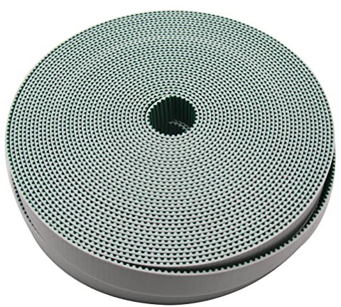 CKPSMS PU STD STS S5M Offener Zahnriemen mit Stahldrähten für Industriemaschinen (Breite 45 mm, Länge 4 m) Weiß