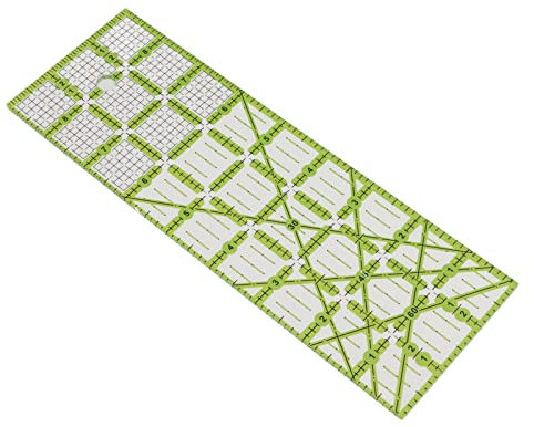 Quilt-Lineal, Großes Rechteck, DIY-Nählineal, Patchwork-Lineal, Schneidelineal, Werkzeuge, Acryl-Design, Transparent, Rechteckig, Quadratisch, Schneiderlineal