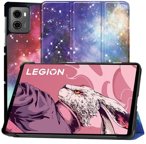Lobwerk Tablet Hülle für Lenovo Legion Y700 2.Gen 2023 8.8 Zoll Slim Case Etui mit Standfunktion und Auto Sleep/Wake Funktion