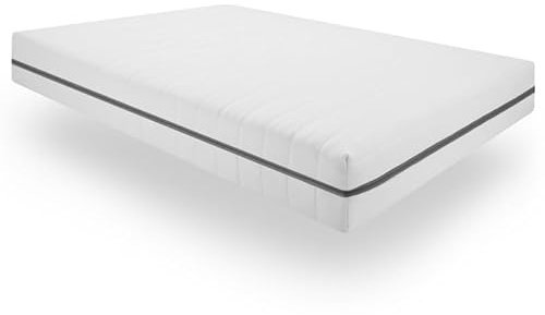 Sleepneo Matratze 100x200 cm - Höhe 18cm - Duo Härtegrad H3 & H4 - Orthopädische 7 Zonen Kaltschaummatratze, punktelastisch atmungsaktiv - Softer Bezug mit 4-seitigem Reißverschluss