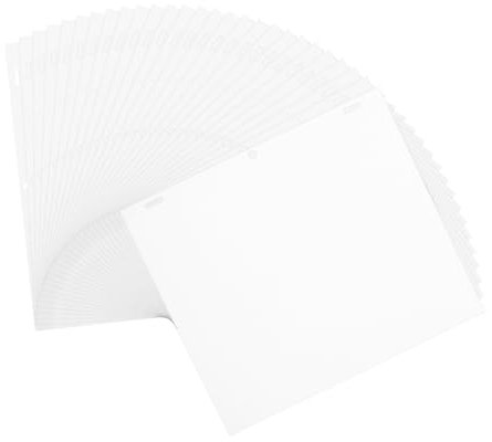 Abaodam 200stücke Animationspapier Mit Dreilochsystem Zeichenpapier Für Künstler Und Studenten Blanko-übungspapier Transparentpapier Für Künstlerische Und Digitale Arbeiten Weiß