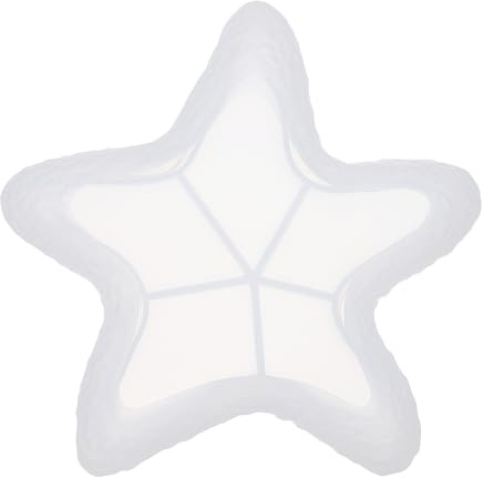 PATIKIL Vassoio a Forma di Stella Marina in Resina, Stampi in Silicone per piattini portagioie in Resina e contenitori per Gioielli, Stampi per colata Vuoti per Creare Decorazioni, Bianco