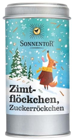 Sonnentor Zimtflöckchen, Zuckerröckchen, Streudose, 70g (1)
