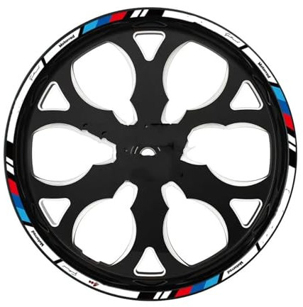 Motorrad-Rad Für Ya&maha Für NVX Für AEROX155 Für Forza Für Radnabenaufkleber 13 14 15 16 Zoll Abziehbilder Reflektierendes Felgenband Streifenband Aufkleber Abziehbild(13 inch)